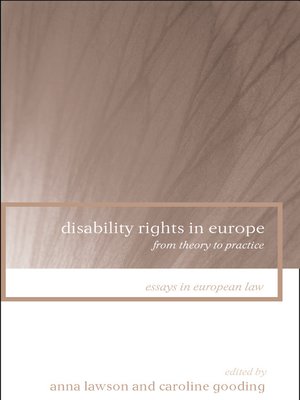 cover image of Disability Rights in Europe